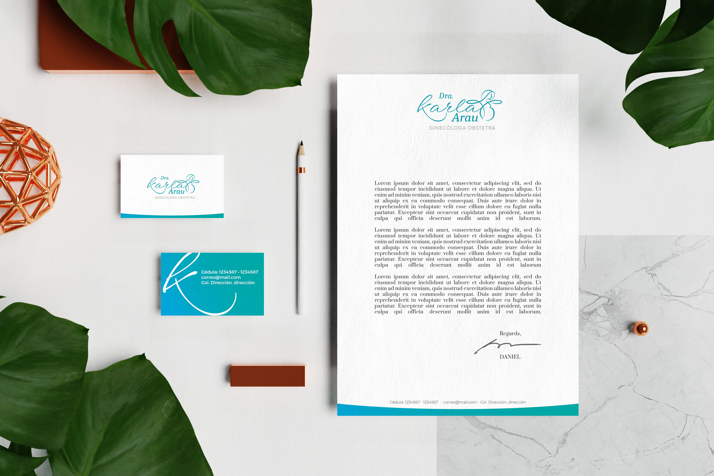 Branding Dra. Karla Arau — Ginecología · Obstetricia
