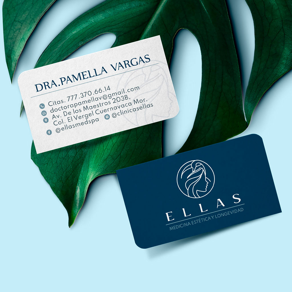 Branding Dra. Pamella Vargas — ELLAS · Medicina Estética y Longevidad